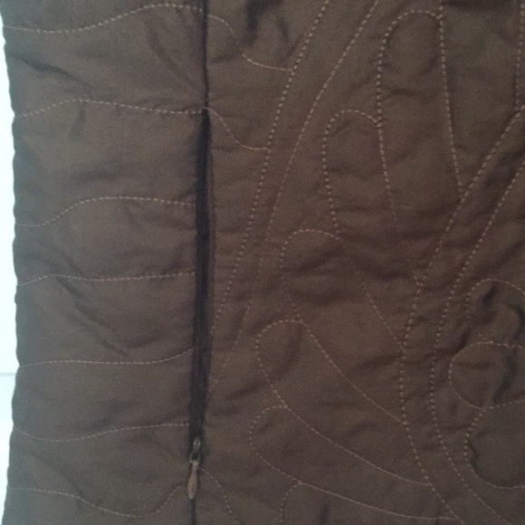 Brown Quilted Vest - Picture 7 of 9